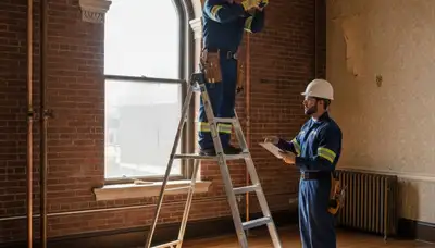 Albany, NY emergency plumber repairing a burst pipe for residential plumbing service