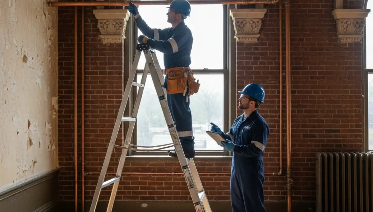 Emergency plumber service truck in Albany, NY, for residential plumbing repairs