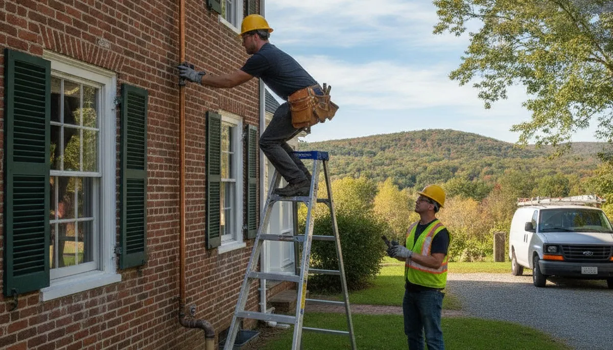 Albany NY plumbing repair technician providing emergency drain and pipe repair service