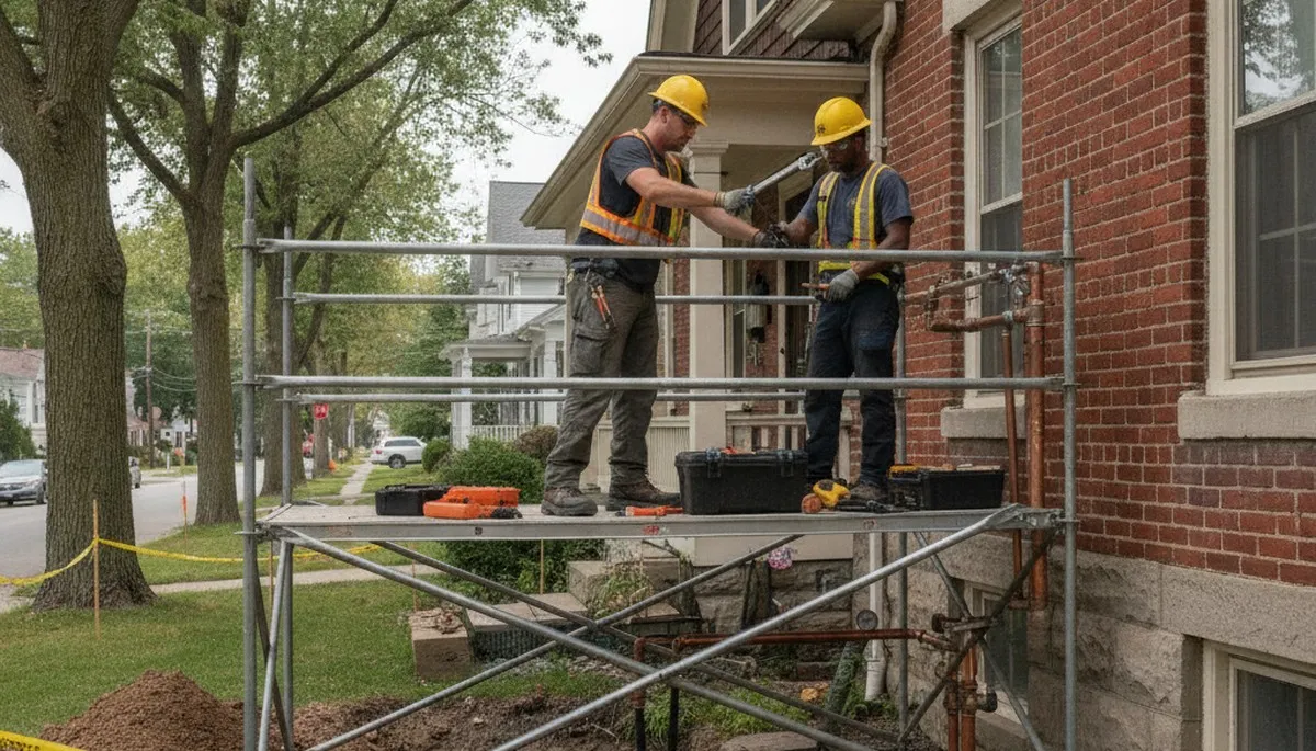 Albany, NY plumber providing emergency pipe repair for residential plumbing service