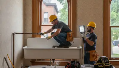 Emergency plumbing repair service in Albany, NY for residential and commercial leaks, clogs, and pipe issues