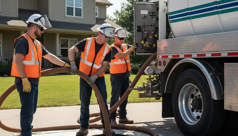 Albany, NY plumber providing septic pumping services for local homes