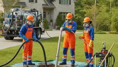 Septic tank cleaning service in Albany, NY for a clean, well-maintained residential system