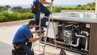 Spa repair service for Albany, NY homes by local emergency plumbers