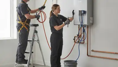 Tankless water heater installation service in Albany, NY for reliable on-demand hot water