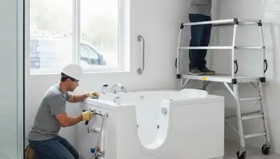 Walk-in tub installation for Albany, NY homes by emergency plumbing repair pros